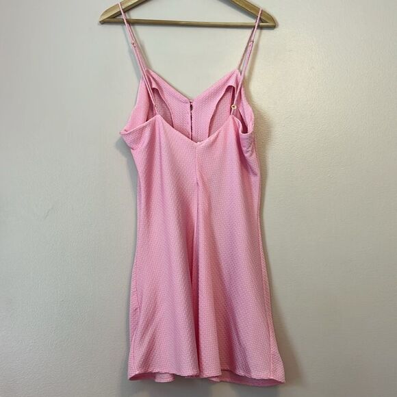 Victorias Secret Vintage Gold Label Pink Button Front Skater Nightie Small 90s - Picture 5 of 8